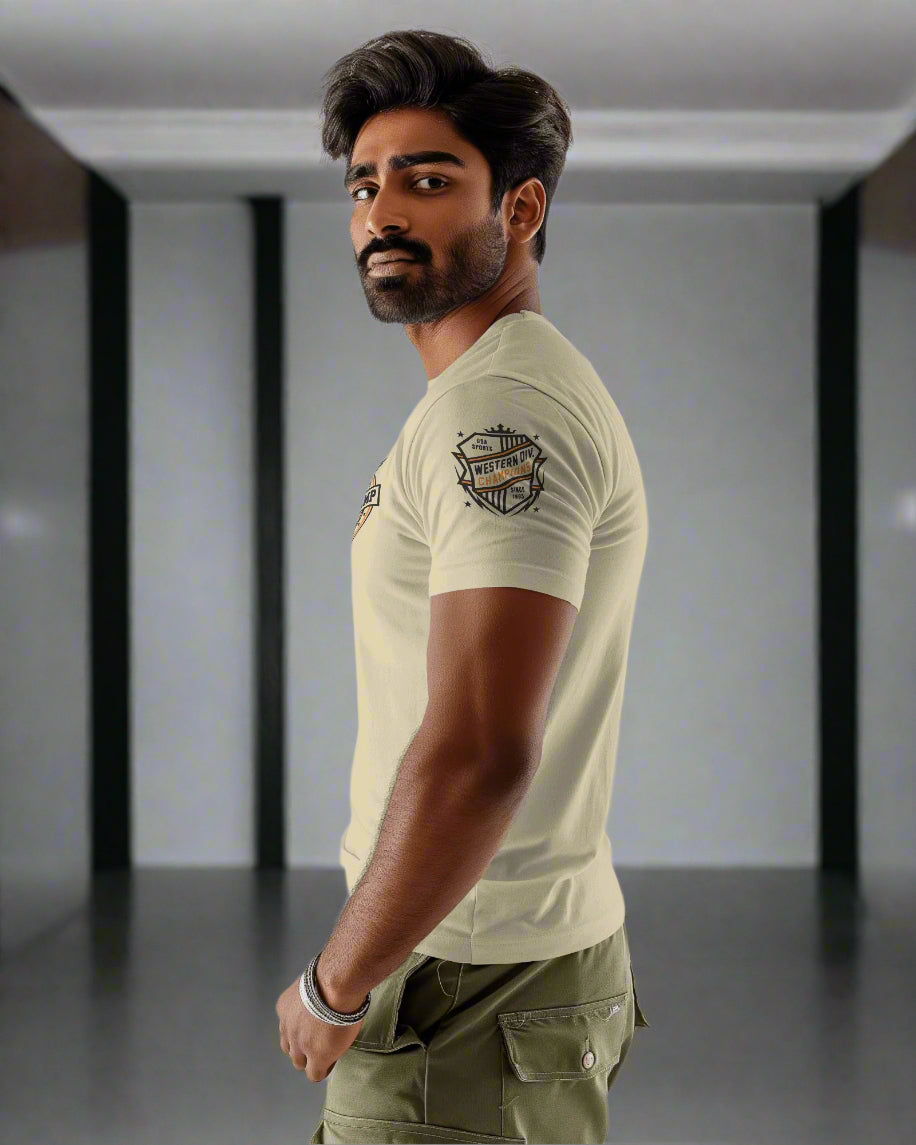AAURS SPORTS PURE COTTON PRINTED T-SHIRT