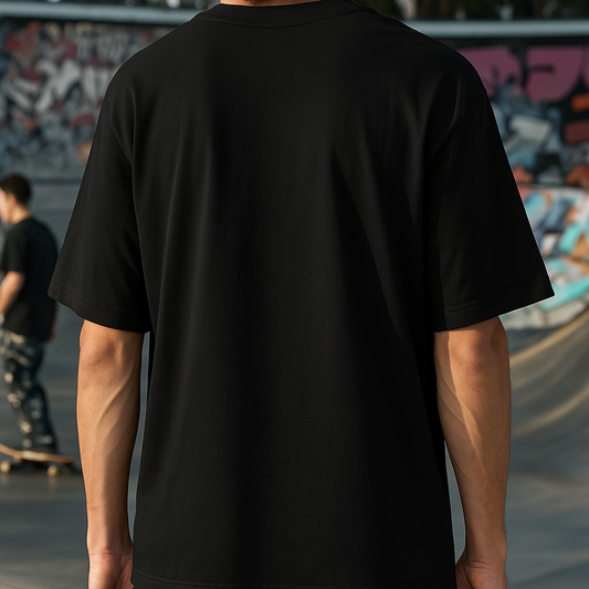 Aaurs Oversized Premium Pure Cotton Printed T-shirt