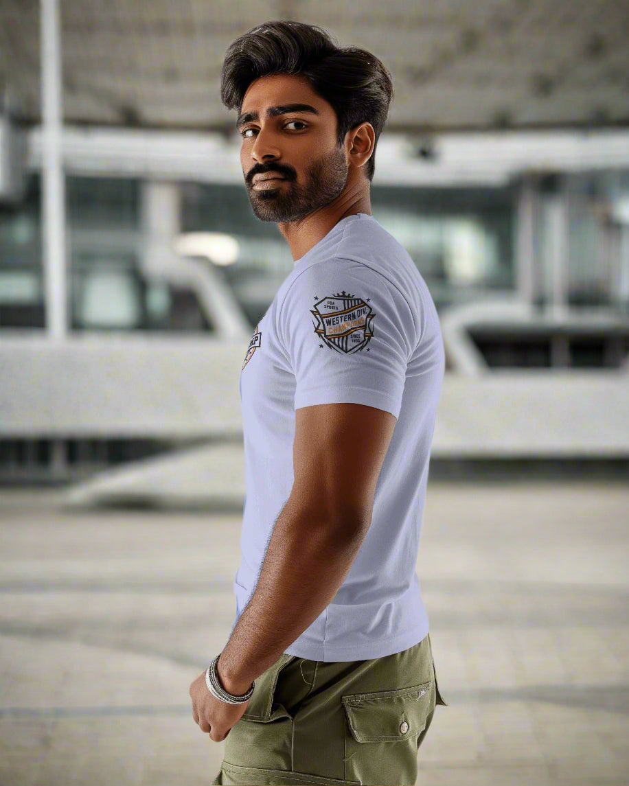 AAURS SPORTS PURE COTTON PRINTED T-SHIRT