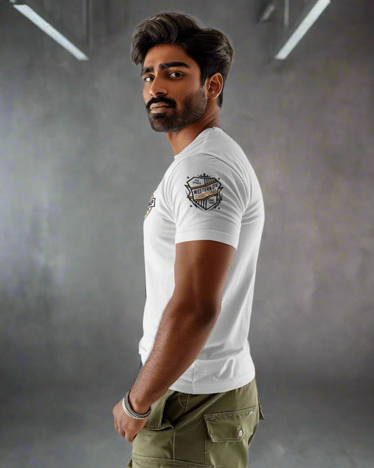 AAURS SPORTS PURE COTTON PRINTED T-SHIRT