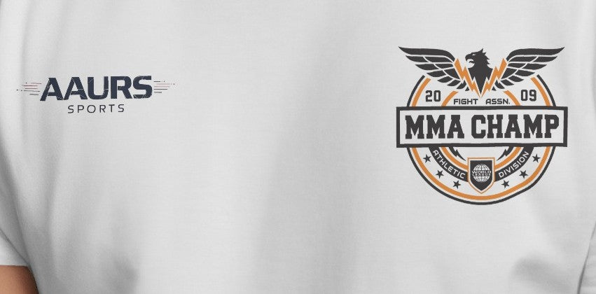 AAURS SPORTS PURE COTTON PRINTED T-SHIRT