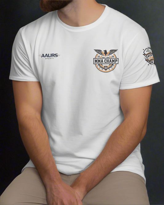 AAURS SPORTS PURE COTTON PRINTED T-SHIRT